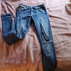 EXTRA LONG high rise Mavi Lucy jeans, W26 L37